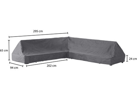 Winza Outdoor Covers - Premium - beschermhoes loungeset plateau 295 - Afmeting : 295/94x295/94x65/24 cm 2 jaar garantie