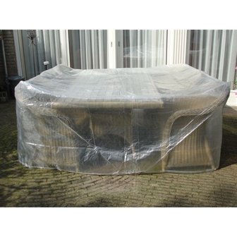 investering Te voet aansporing beschermhoes tuinset tafel max 240 cm met 6/8 stoelen - distrigard -  Distri-Cover Tuinmeubelhoezen